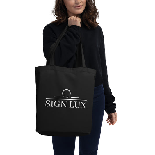 Sign Lux Logo Tote Bag - Black