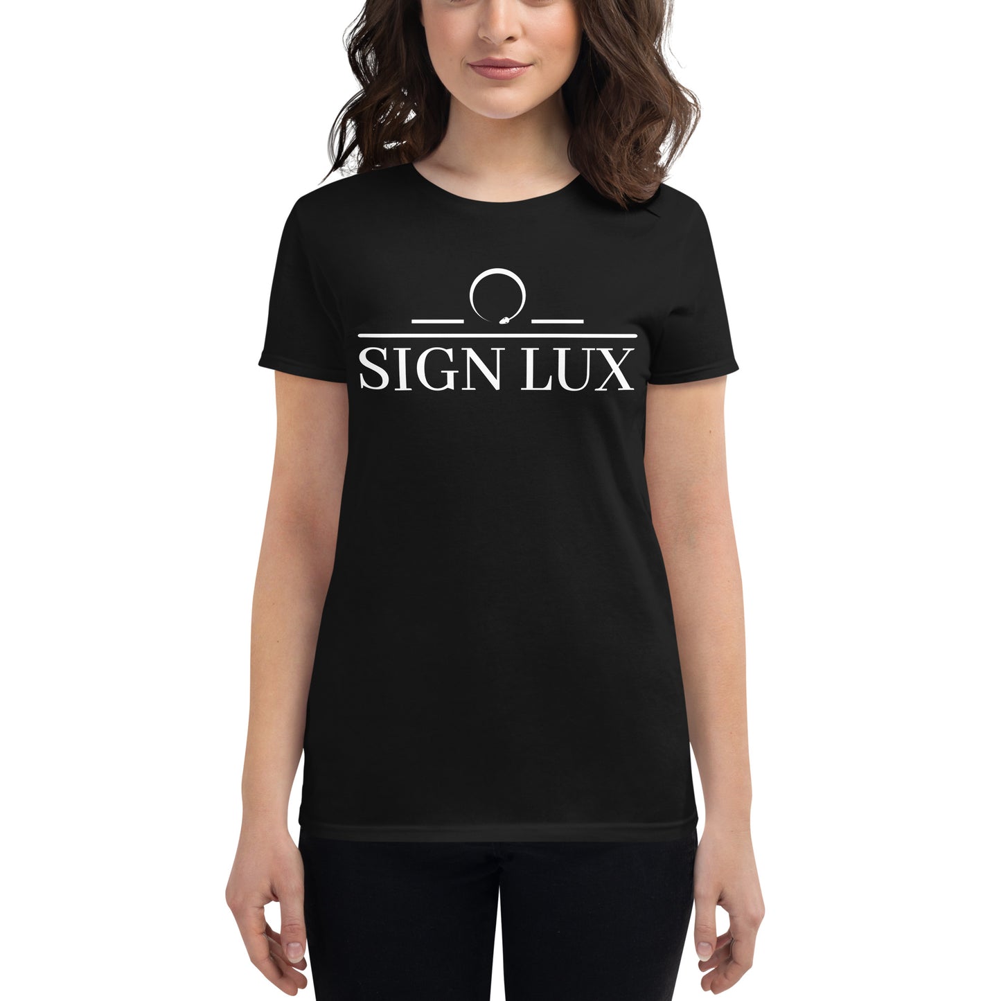 Women's Sign Lux Tee - White Logo