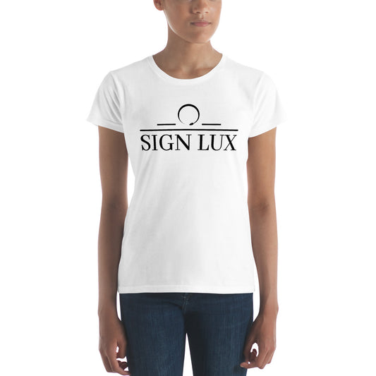 Women's Sign Lux Tee - Black Logo